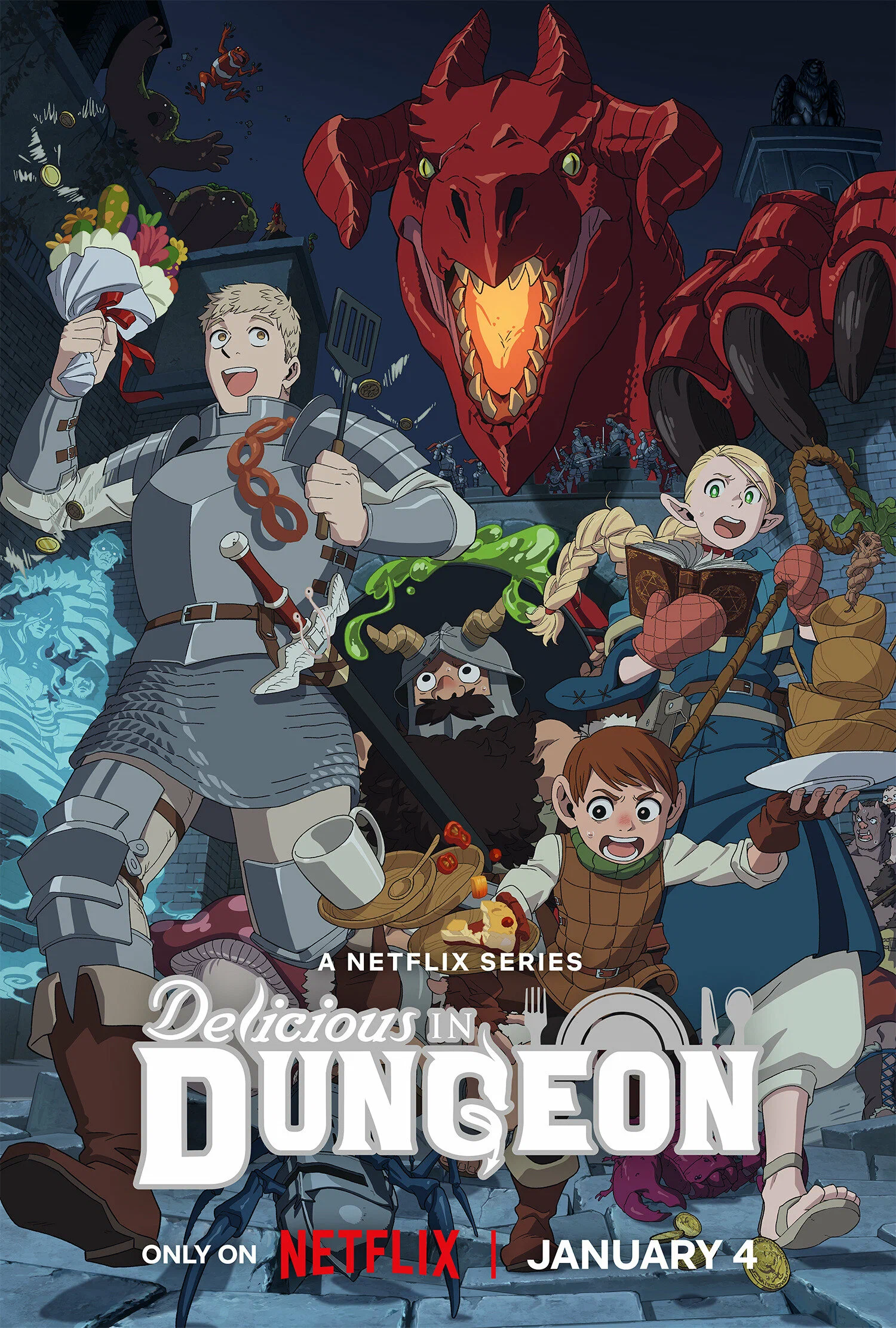Dungeon Meshi Подземелье вкусностей